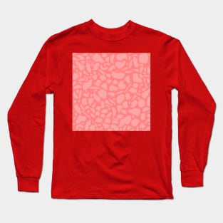 Pink Coral Design Long Sleeve T-Shirt